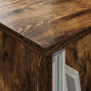 Magazinregal Geräucherte Eiche 102x30x45 cm