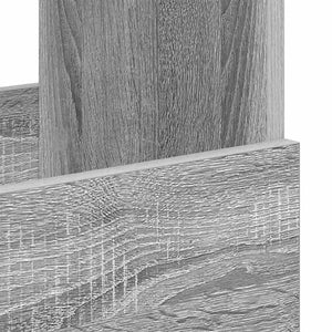 Magazinregal Grau Sonoma 102x30x45cm