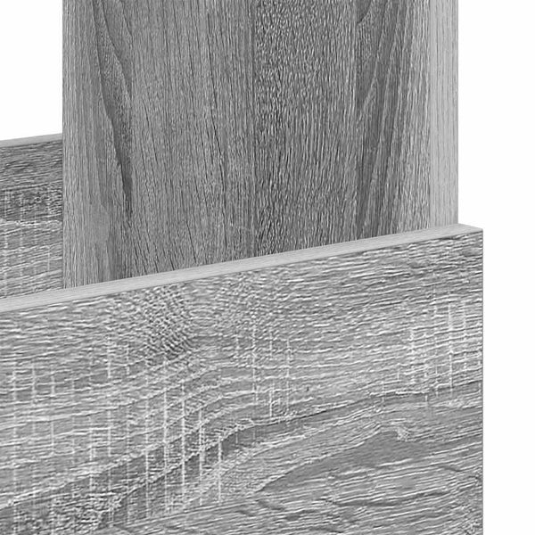 Magazinregal Grau Sonoma 102x30x45cm