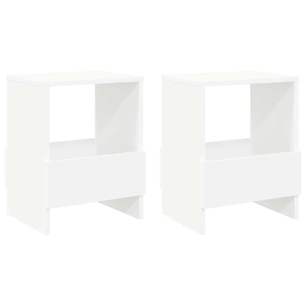 Magazinregal Weiß, 2er Set