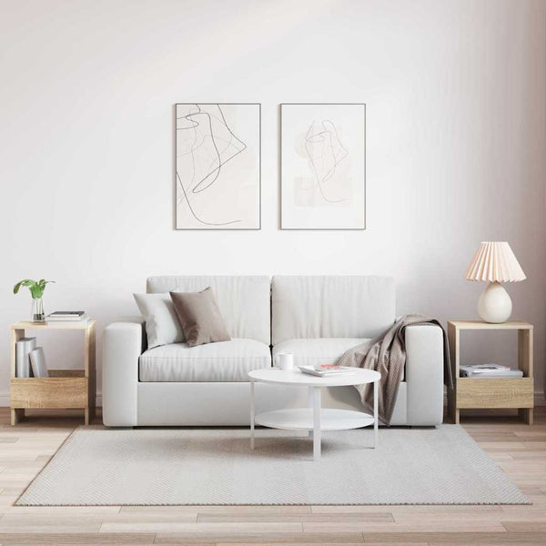 Magazinregal 2er Set Sonoma Eiche