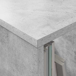 Magazinregal 2er Set Beton Grau 35x30x45cm