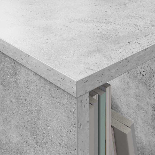 Magazinregal 2er Set Beton Grau 35x30x45cm