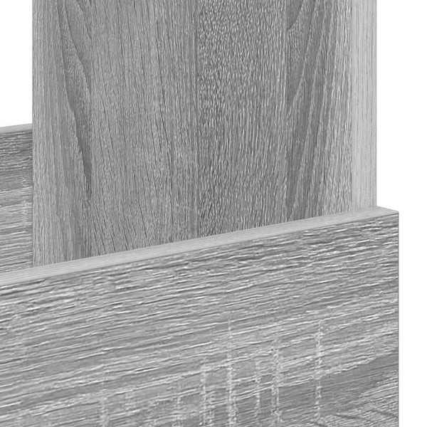 vidaXL Étagère de rangement Sonoma gris 35 x 30 x 45 cm
