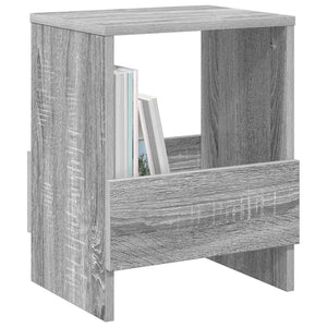 vidaXL Étagère de rangement Sonoma gris 35 x 30 x 45 cm