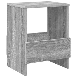 Magazinregal 2er Set Grau Sonoma