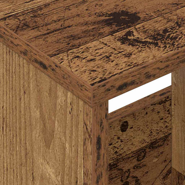 Magazinregal 2er Set Altholz 35x30x45 cm
