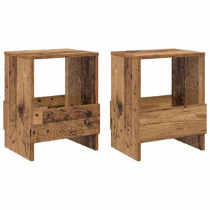 Magazinregal 2er Set Altholz 35x30x45 cm