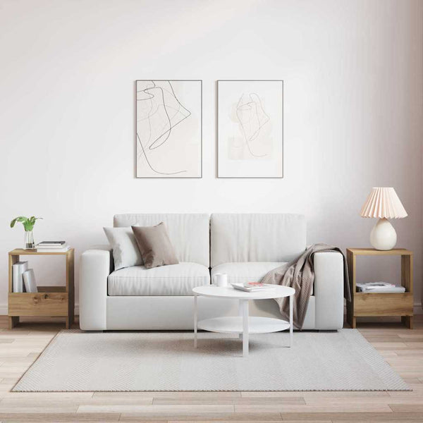 Magazinregal 2er Set Artisan Eiche