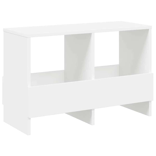 vidaXL Présentoir à magazines blanc 68,5 x 30 x 45 cm