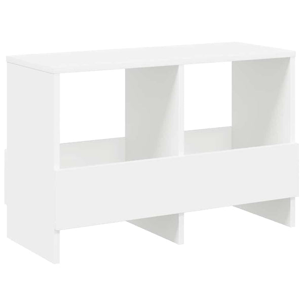 vidaXL Présentoir à magazines blanc 68,5 x 30 x 45 cm