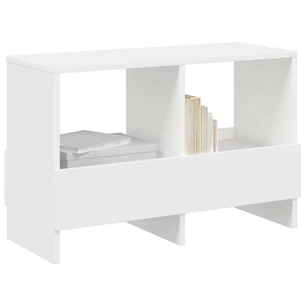 vidaXL Présentoir à magazines blanc 68,5 x 30 x 45 cm
