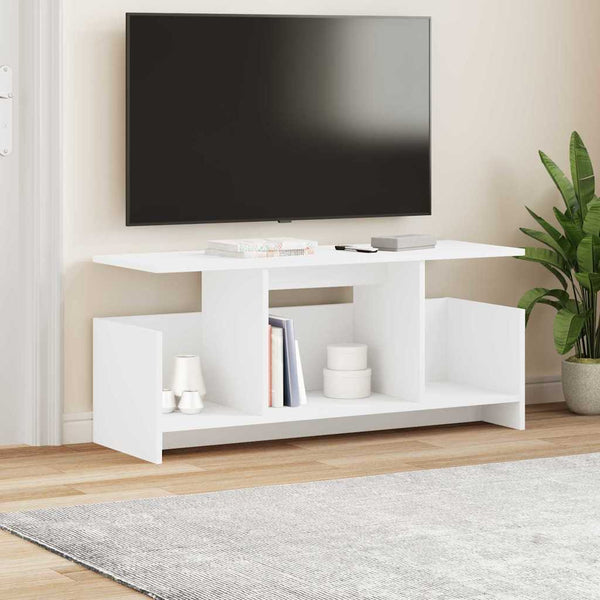 Weißer TV-Ständer 102 cm