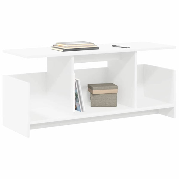 Weißer TV-Ständer 102 cm