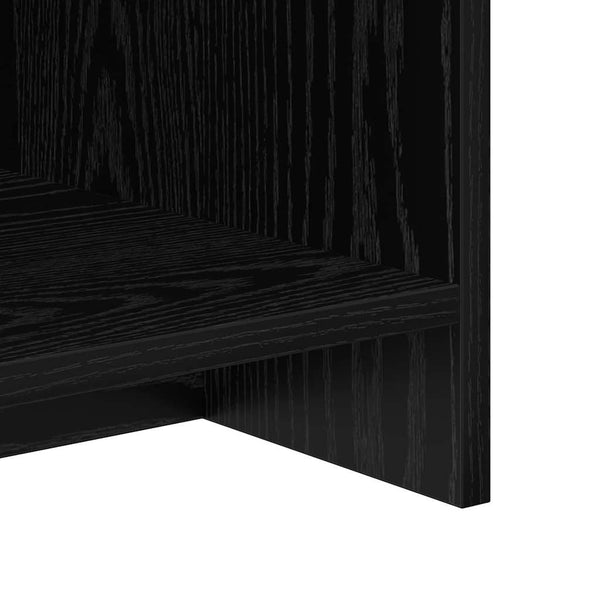 TV-Ständer Schwarz Eichenoptik 102 cm