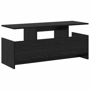 TV-Ständer Schwarz Eichenoptik 102 cm