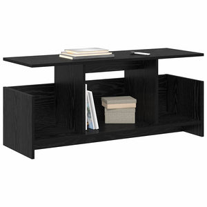 TV-Ständer Schwarz Eichenoptik 102 cm