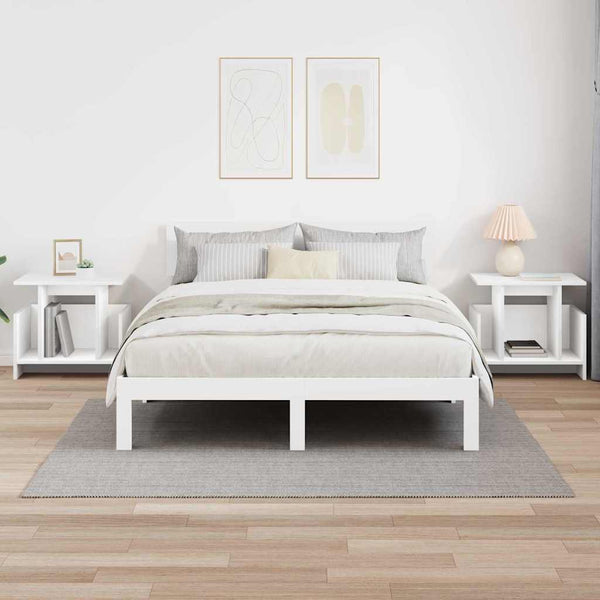 TV-Ständer Weiß, 2er-Set