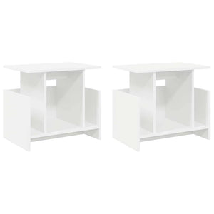 TV-Ständer Weiß, 2er-Set