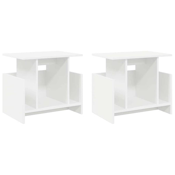 TV-Ständer Weiß, 2er-Set