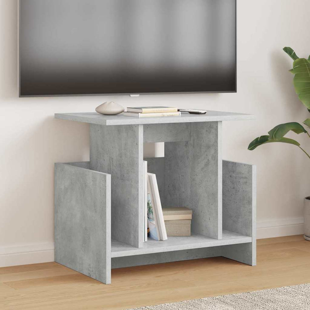 vidaXL Meuble TV 2 pcs Gris béton 50 x 35 x 45 cm Bois d'ingénierie
