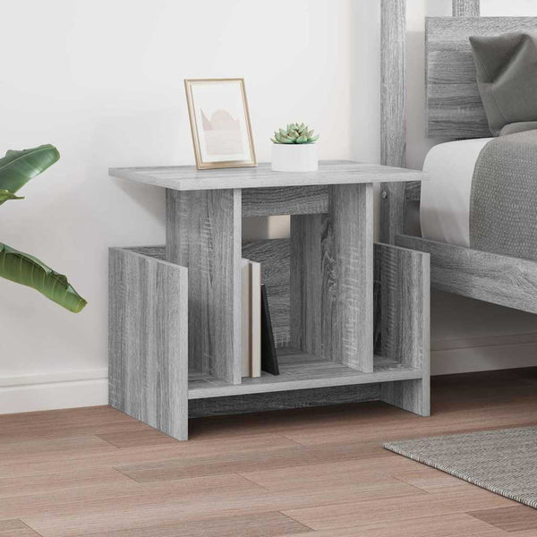 vidaXL Meuble TV 2 pcs Sonoma gris 50 x 35 x 45 cm Bois d'ingénierie