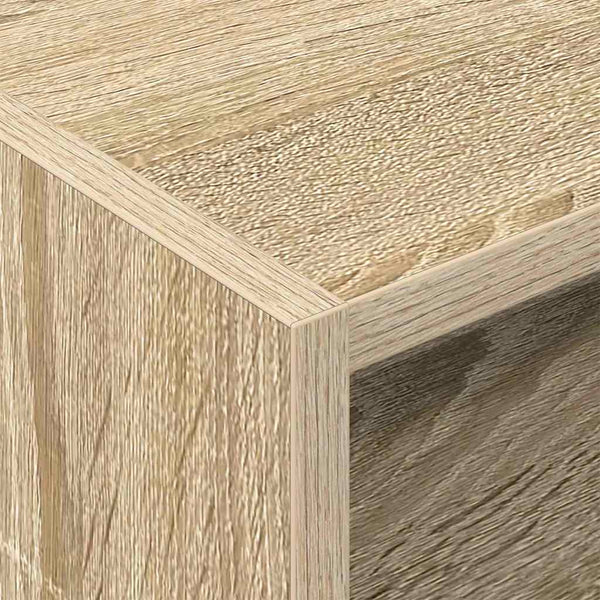 Schallplattenschrank Sonoma Eiche mit Regal