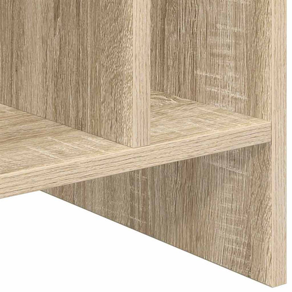 Schallplattenschrank Sonoma Eiche mit Regal