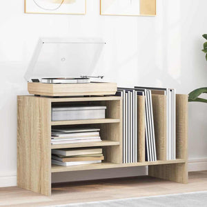 Schallplattenschrank Sonoma Eiche mit Regal