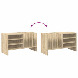 Schallplattenschrank Sonoma Eiche mit Regal