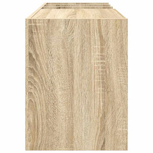 Schallplattenschrank Sonoma Eiche mit Regal