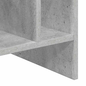 Schallplattenschrank Beton Grau