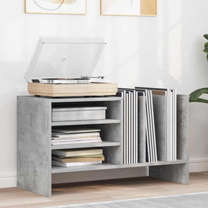 Schallplattenschrank Beton Grau