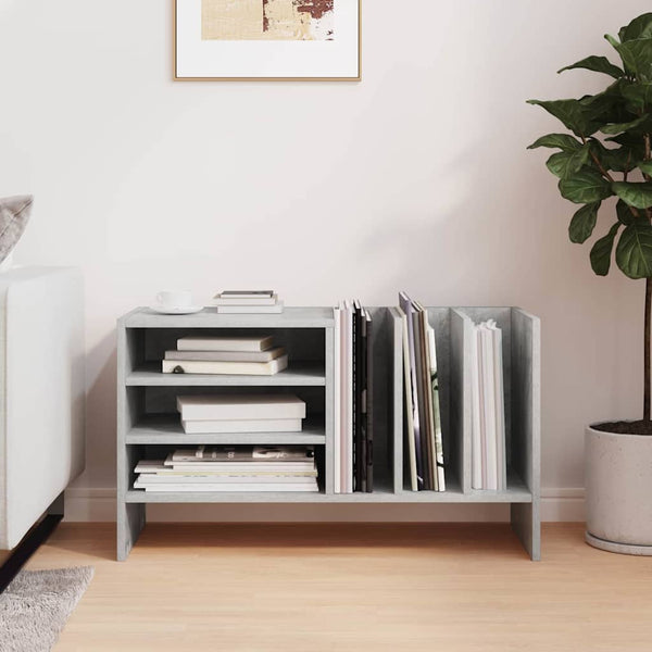 Schallplattenschrank Beton Grau