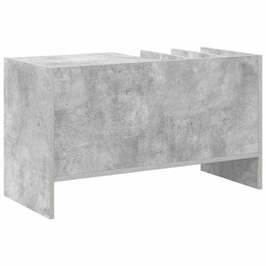 Schallplattenschrank Beton Grau