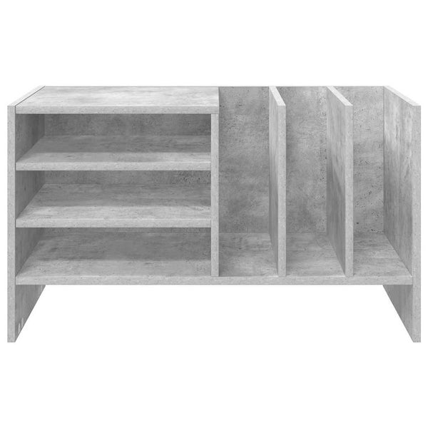 Schallplattenschrank Beton Grau