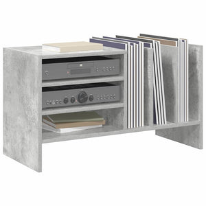 Schallplattenschrank Beton Grau