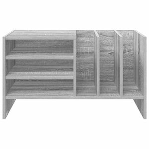 Schallplattenschrank Grau Sonoma mit Regal
