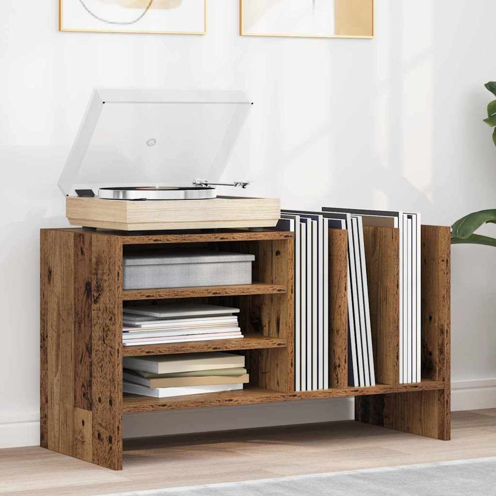 Schallplattenschrank Altholz 78,5 cm