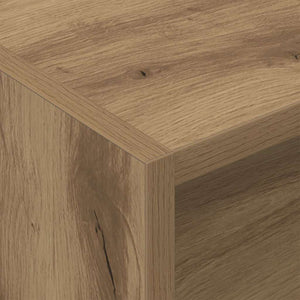 Meuble de rangement pour disques vinyles avec étagère vidaXL chêne Artisan 78,5 x 35 x 45 cm