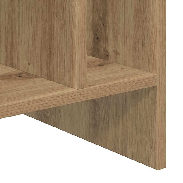 Meuble de rangement pour disques vinyles avec étagère vidaXL chêne Artisan 78,5 x 35 x 45 cm