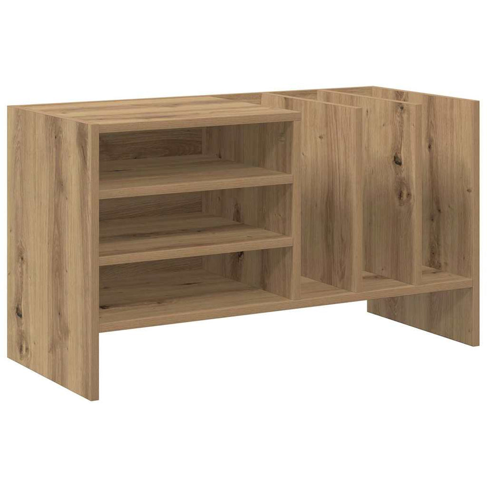Schallplattenschrank Artisan-Eiche mit Regal