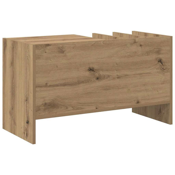 Meuble de rangement pour disques vinyles avec étagère vidaXL chêne Artisan 78,5 x 35 x 45 cm
