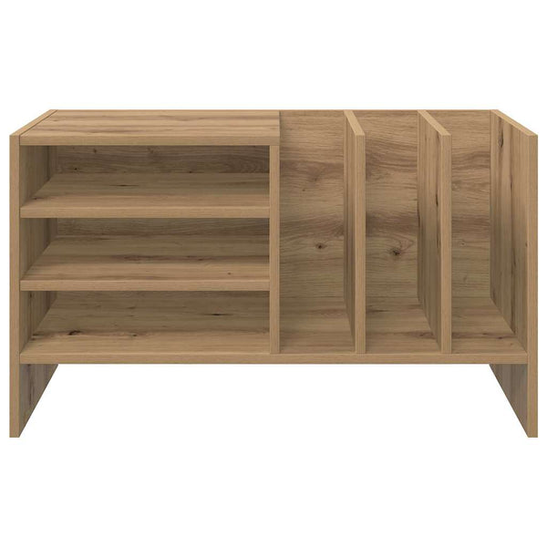 Meuble de rangement pour disques vinyles avec étagère vidaXL chêne Artisan 78,5 x 35 x 45 cm