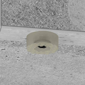 Beistelltisch 2er-Set Beton Grau