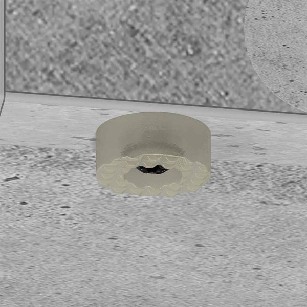 Beistelltisch 2er-Set Beton Grau