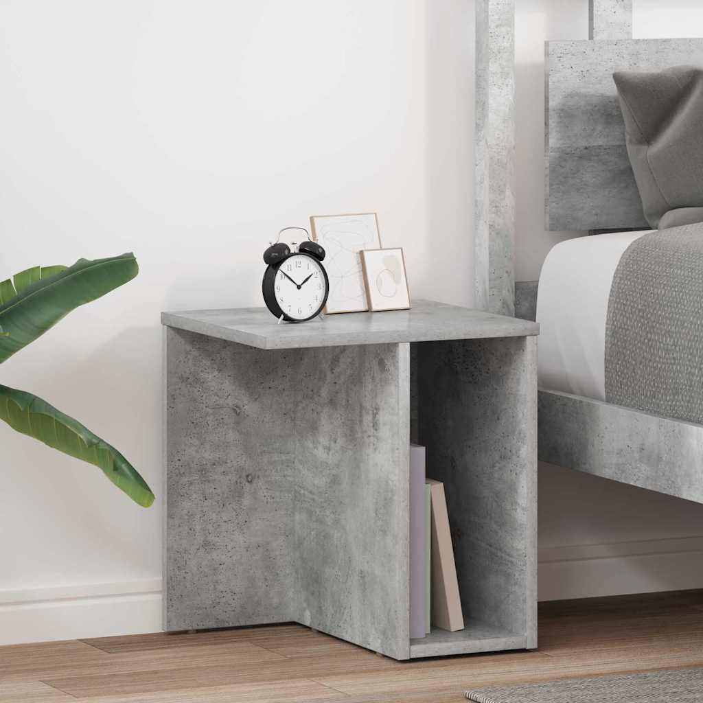 Beistelltisch 2er-Set Beton Grau