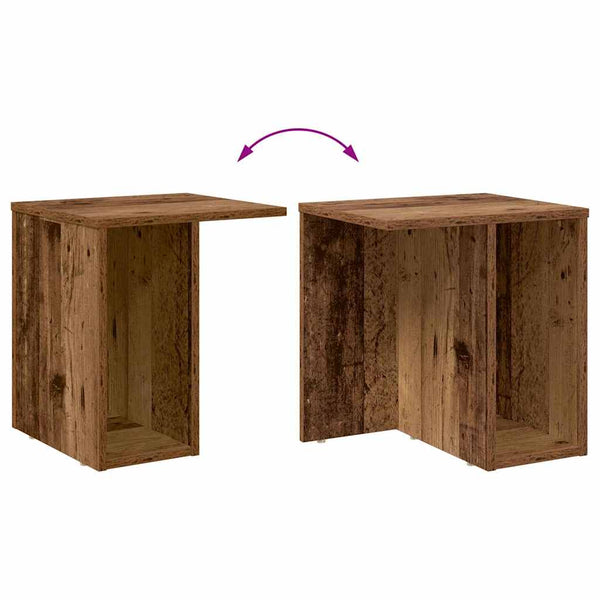 Beistelltisch Altholz 37x32x40 cm