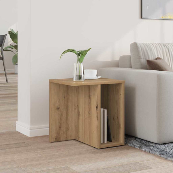 vidaXL Table d'appoint Chêne Artisan 37 x 32 x 40 cm Bois d'ingénierie