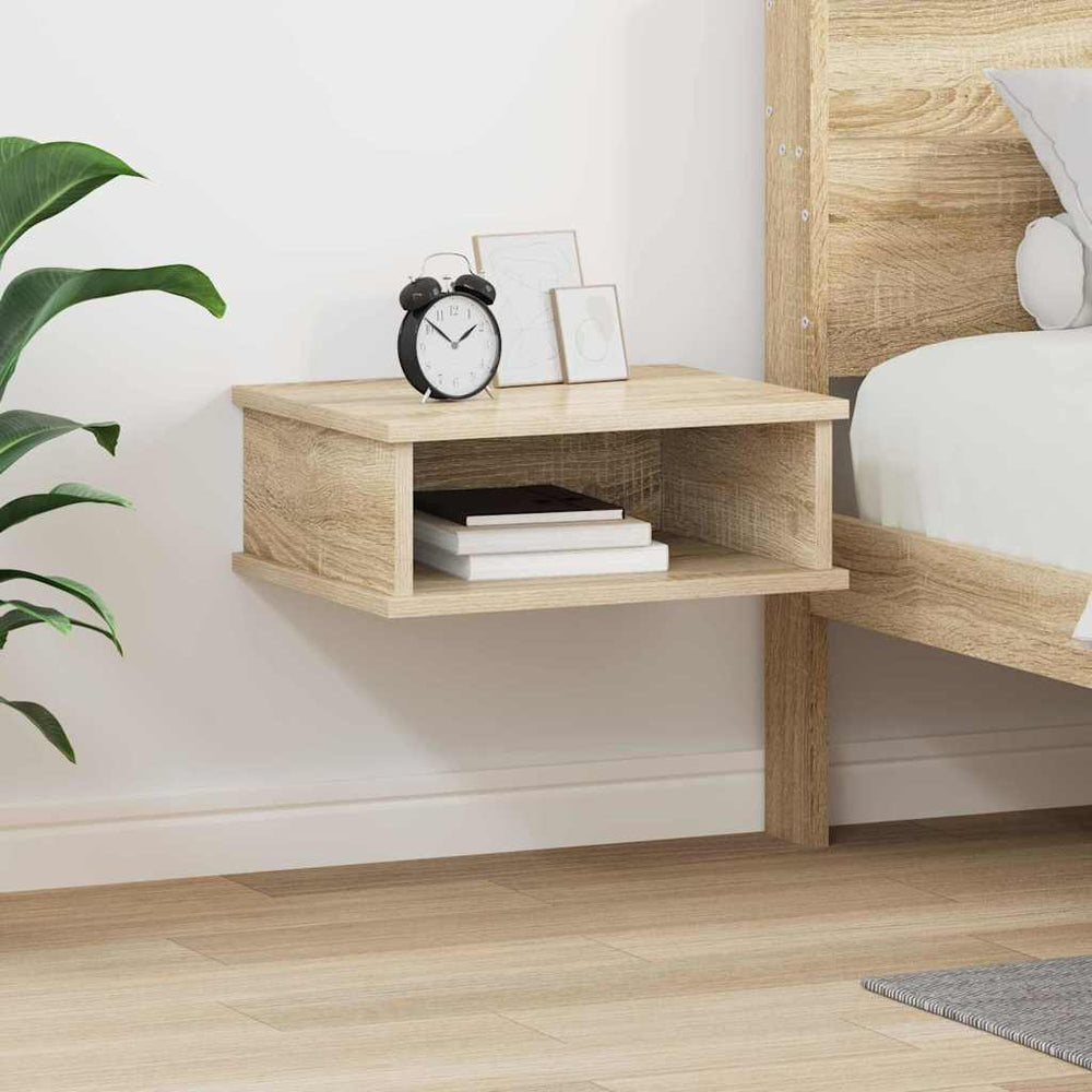 vidaXL Bedside Table Sonoma Oak 40x31x15 cm Engineered Wood